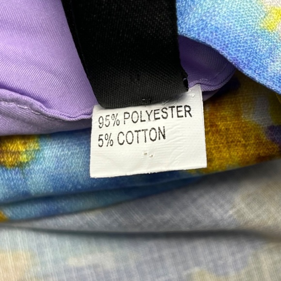 Floral Strapless Jumpsuit - Blue and Yellow - Picture 8 of 12